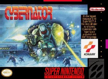 Cybernator (USA) (Beta) box cover front